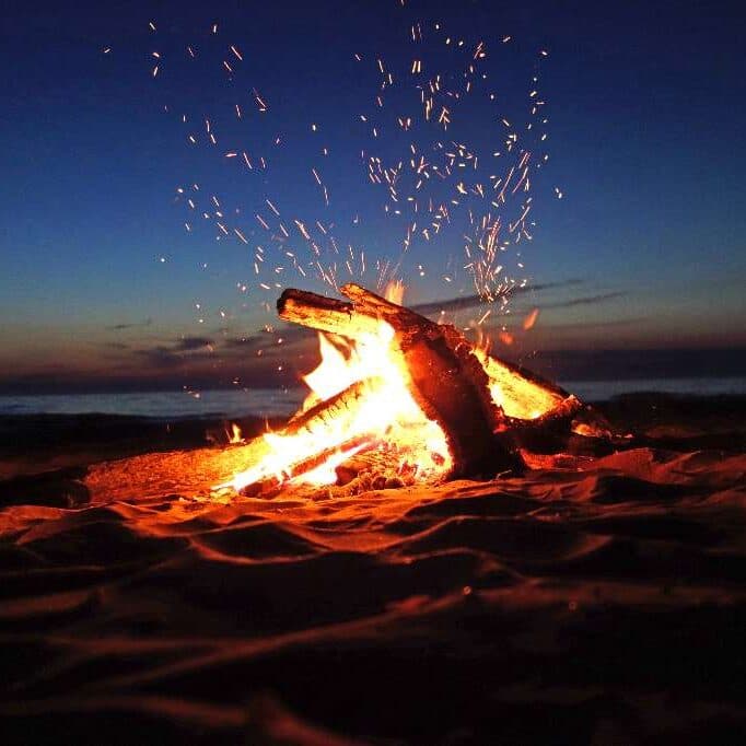Beach Bonfire at Ocean Beach