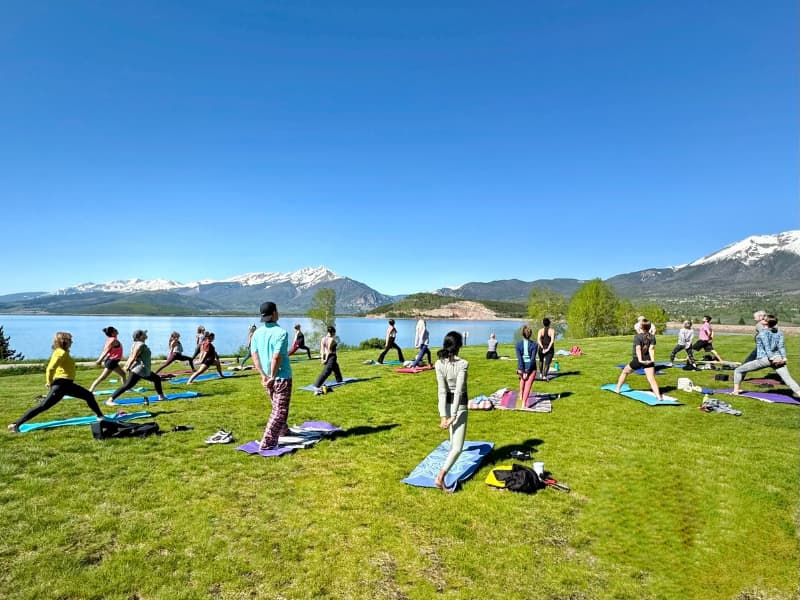 Outdoor Yoga in the Park